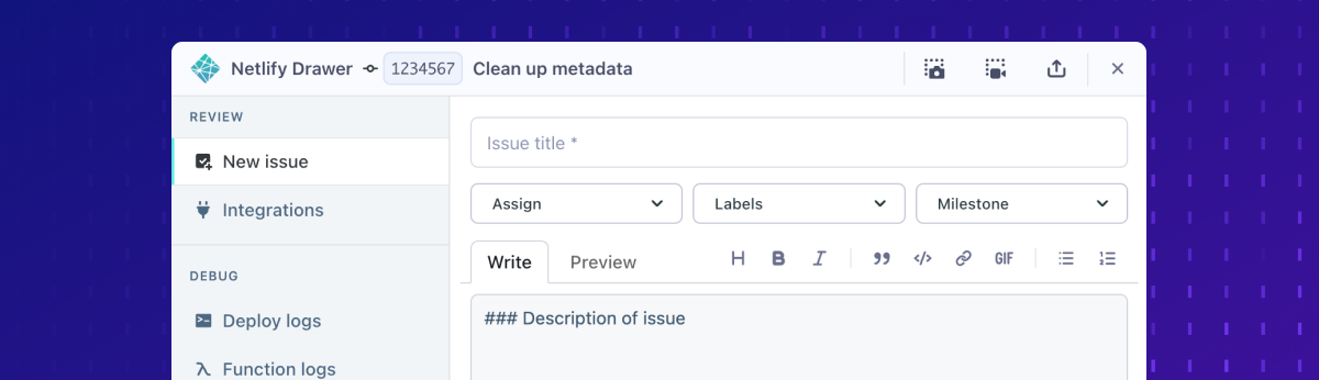 netlify-drawer